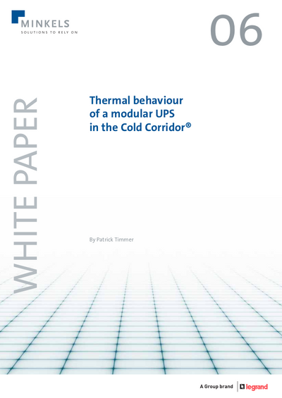 Cover Thermal behaviour of a modular UPS in the Cold Corridor