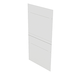 Product photo Horizontally split side panel for end-of-row applications