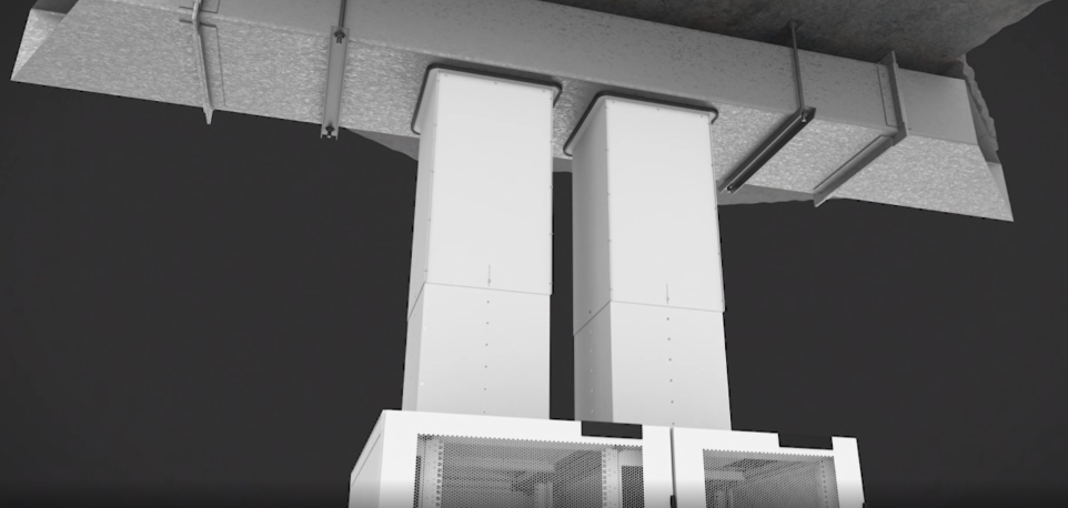 Nexpand vertical exhaust duct