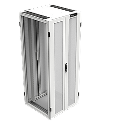 Productfoto Serverkast met 80% geperforeerde dubbele voor- en achterdeur